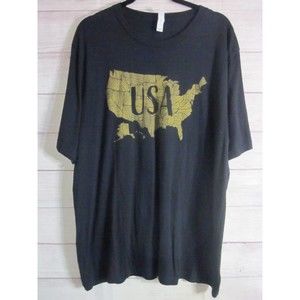 Nine Line Apparel American Graphic T-Shirt Size 3XL Black Gold